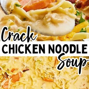 The most delicious Crack Chicken Noodle Soup.