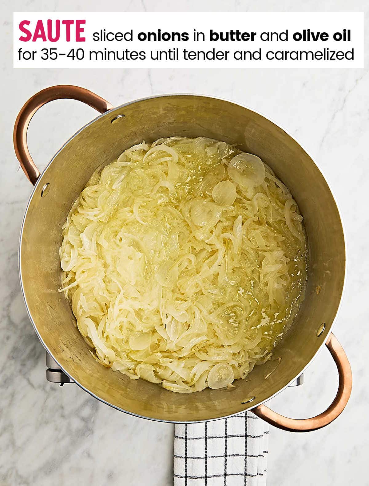 Process Step: Caramelize onions.