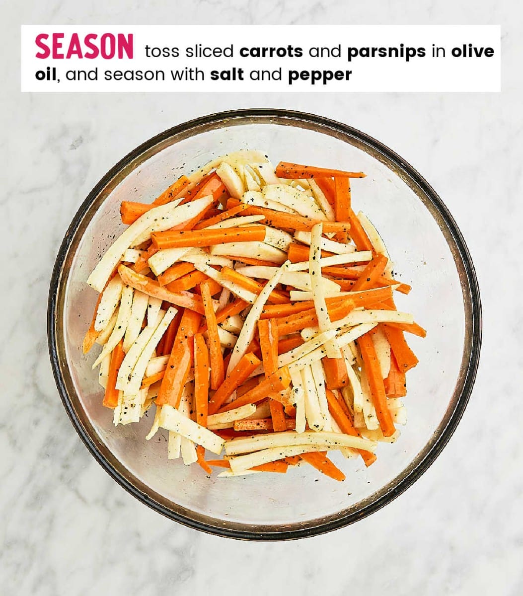 Bourbon & Brown Sugar Roasted Carrots and Parsnips Cheerful Cook