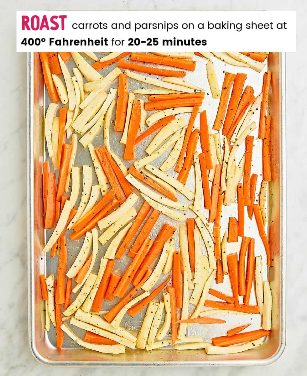 Bourbon & Brown Sugar Roasted Carrots and Parsnips Cheerful Cook