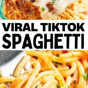 The easiest version of the VIRAL TIKTOK SPAGHETTI pasta recipe!
