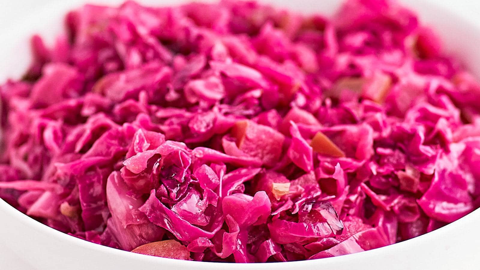 German Red Cabbage (Rotkohl) recipe by Cheerful Cook.