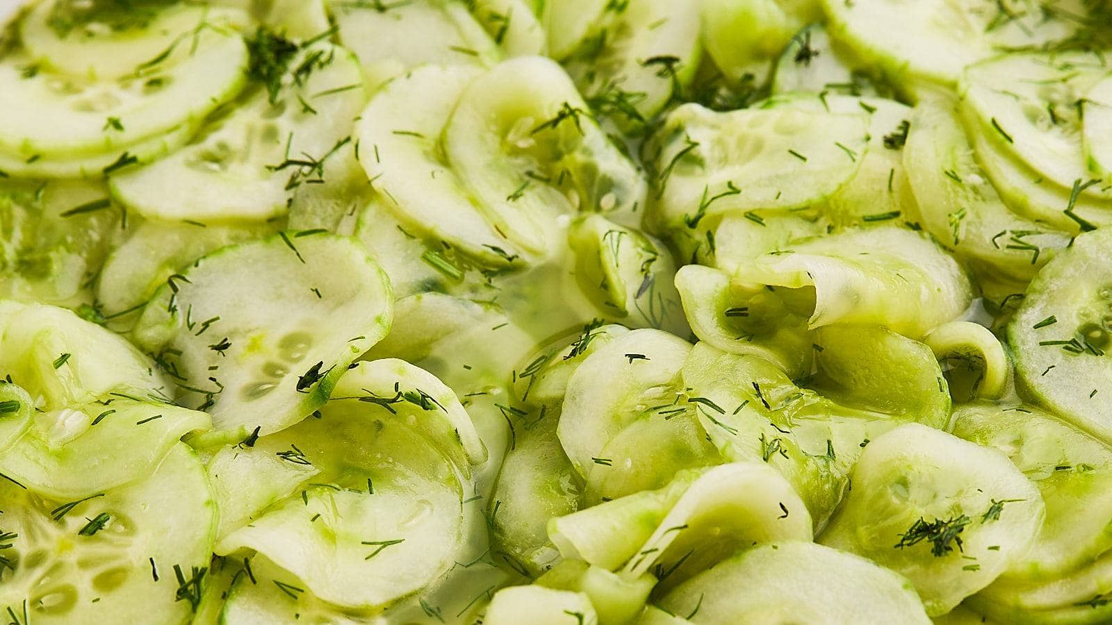 German Cucumber Salad (Gurkensalat) recipe by Cheerful Cook.