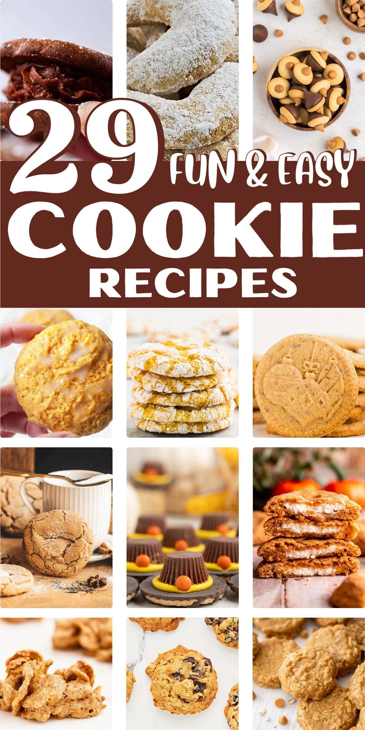 🍪 Fall in Love with Baking Again! 🍂 Discover 29 unforgettable fall cookie recipes that will make you the star of any gathering. From cozy classics to showstopping treats, this lineup has something for everyone. Click to unveil the 'showstopper' cookie that's taking the internet by storm! #CheerfulCook #FallCookies #CookieRecipes #Baking #ShowstopperCookie ♡ cheerfulcook.com via @cheerfulcook