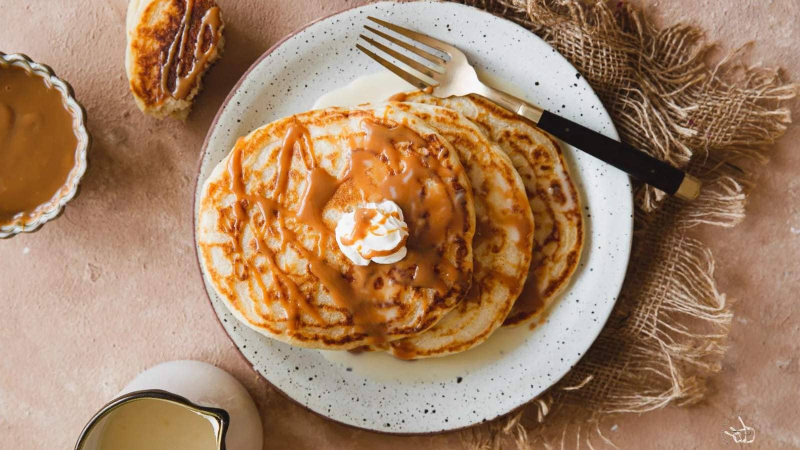 Mexican Tres Leches Pancakes recipe by J Cooking Odyssey.