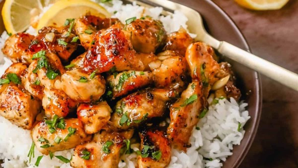 Honey Lemon Chicken recipe by Modern Honey.