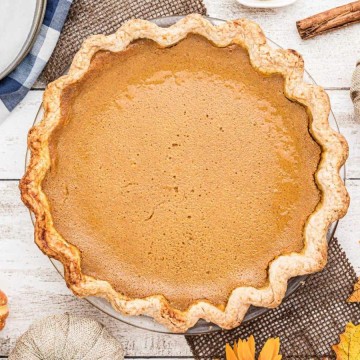 Amish Pumpkin Pie Recipe by The Cagle Diaries.
