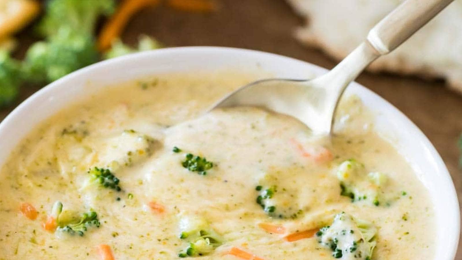 Broccoli Cheddar Soup Recipe.