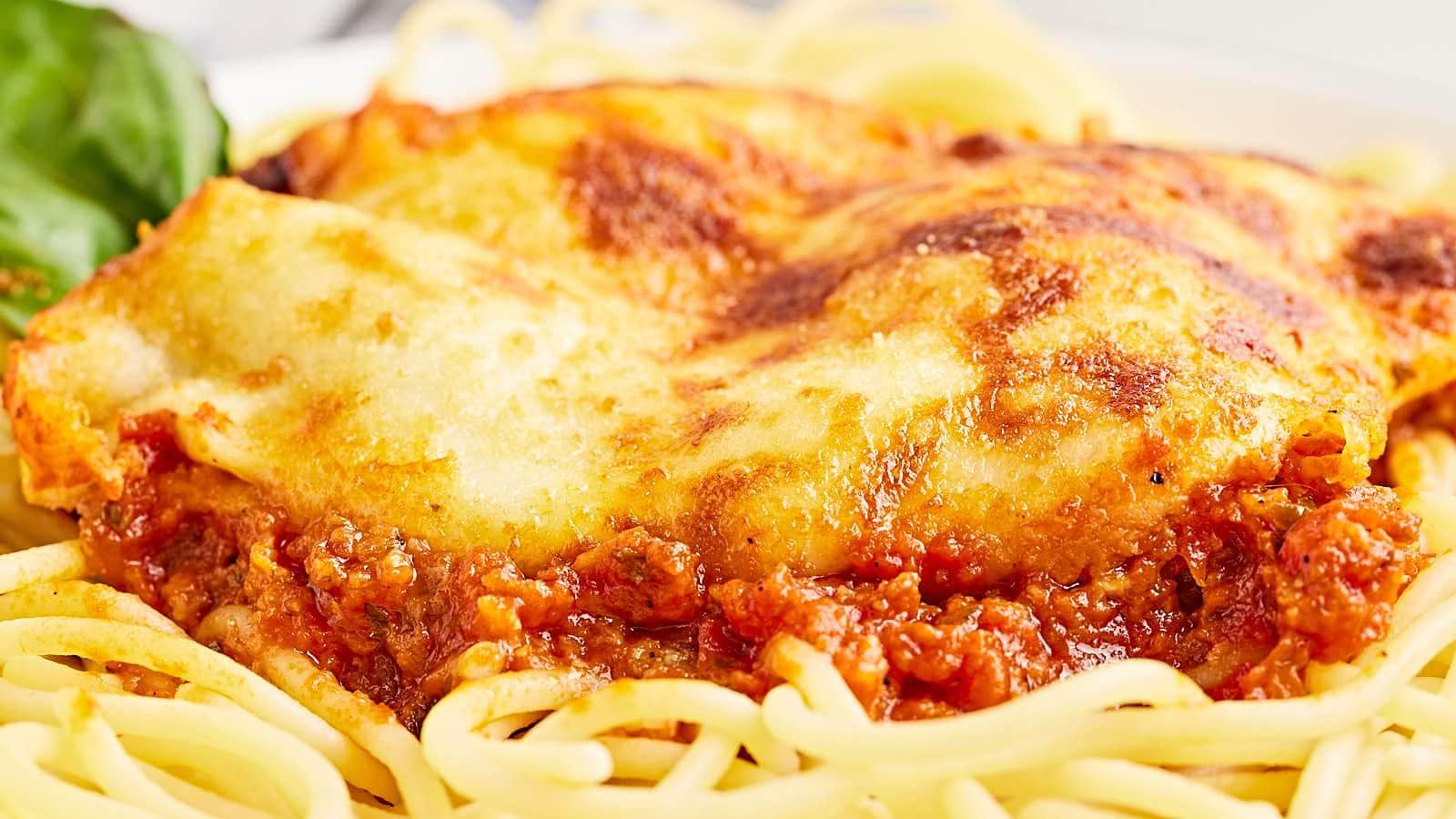 Chicken Parmesan recipe by Cheerful Cook.