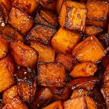 Honey Roasted Sweet Potato Recipe.