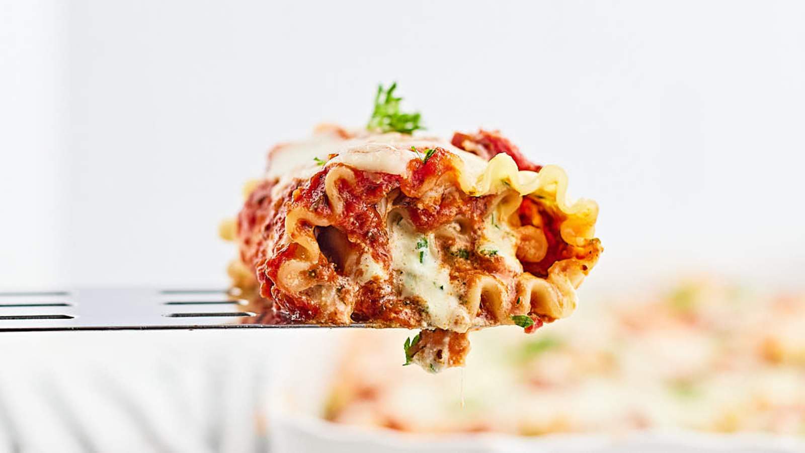 Lasagna Roll-Ups recipe by Cheerful Cook.