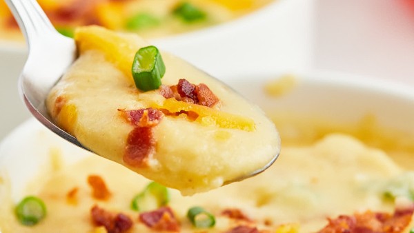 Old-Fashioned Potato Soup recipe by Cheerful Cook.
