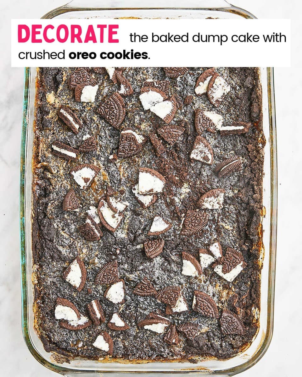 Oreo Dump Cake Quick and Easy Recipe For Chocolate Lovers
