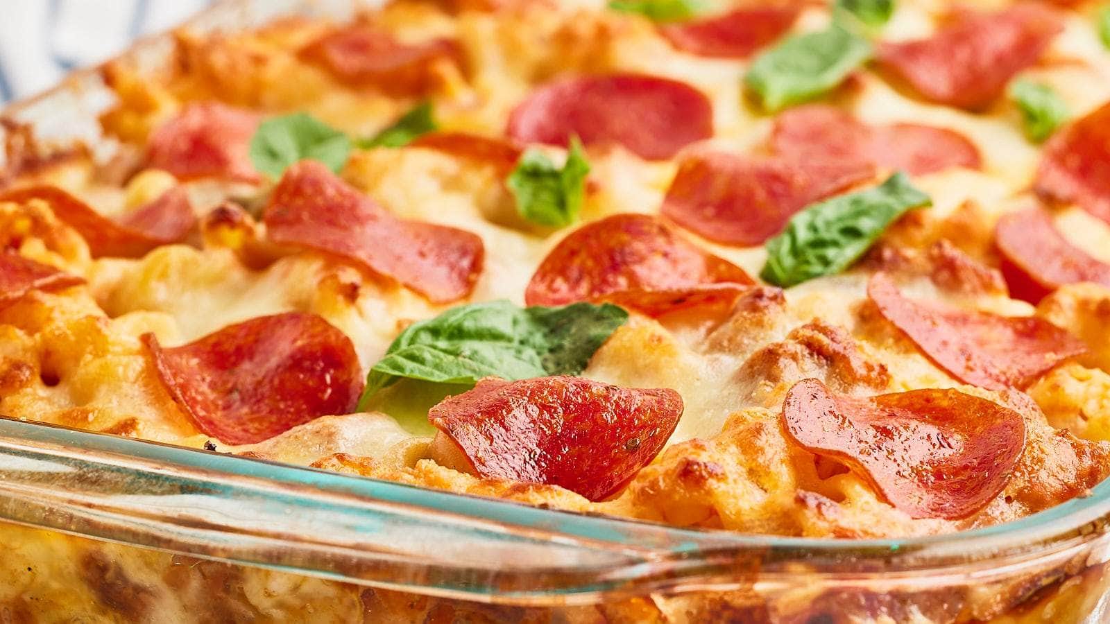 Pizza Casserole recipe by Cheerful Cook.
