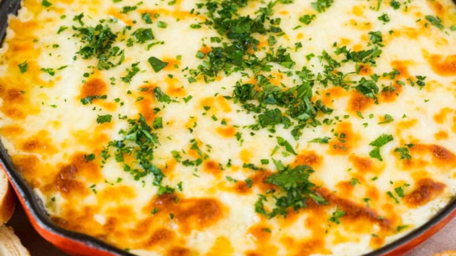 Artichoke Dip recipe by Dinner At The Zoo.