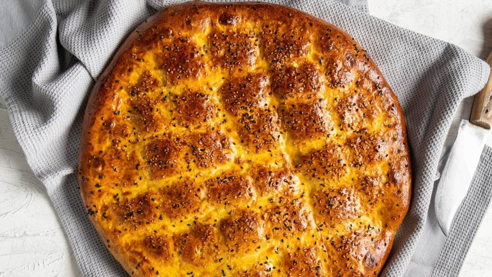 Turkish Pide Bread recipe by Give Recipe.