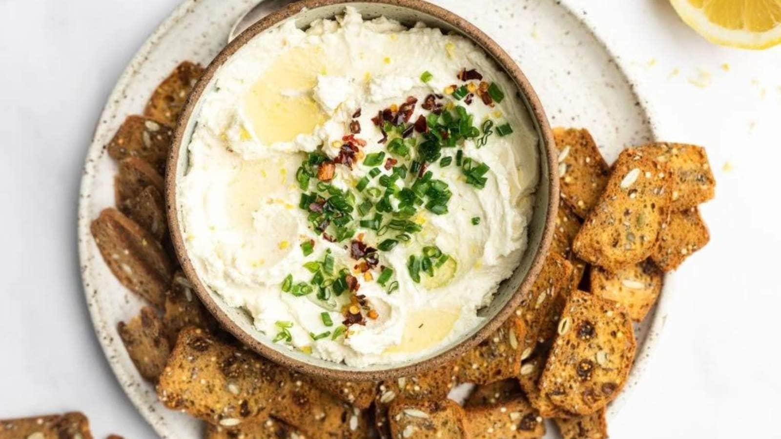 Whipped Lemon Feta Dip Recipe recipe by My Every Day Table.