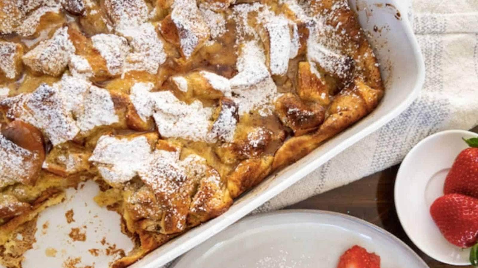 Brioche French Toast Casserole recipe by Simply Made Eats.