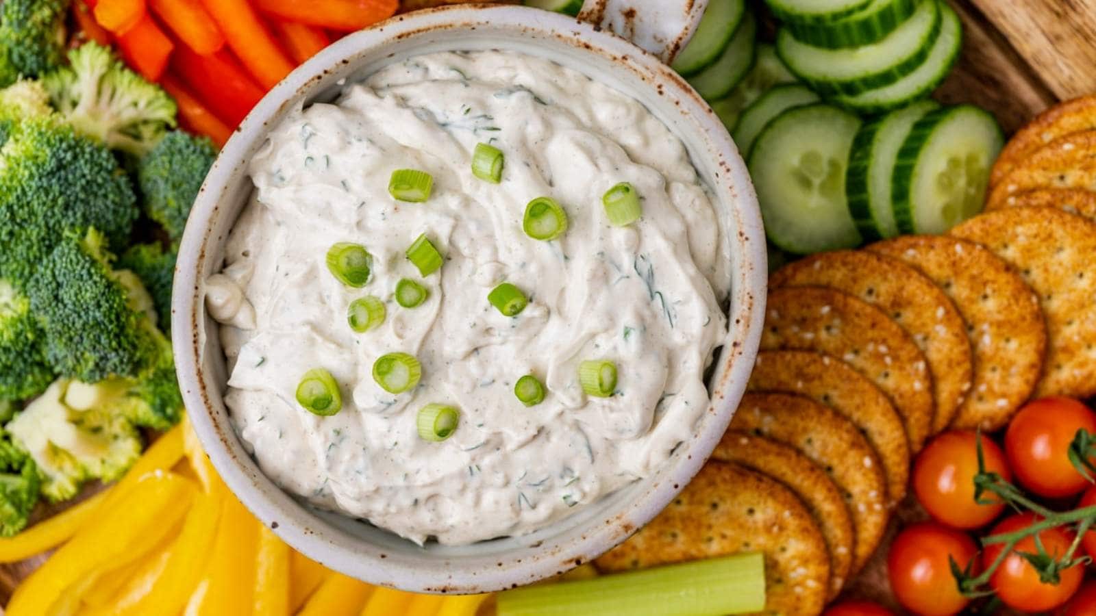 Vegetable Dip recipe by Tastes Of Lizzy T.