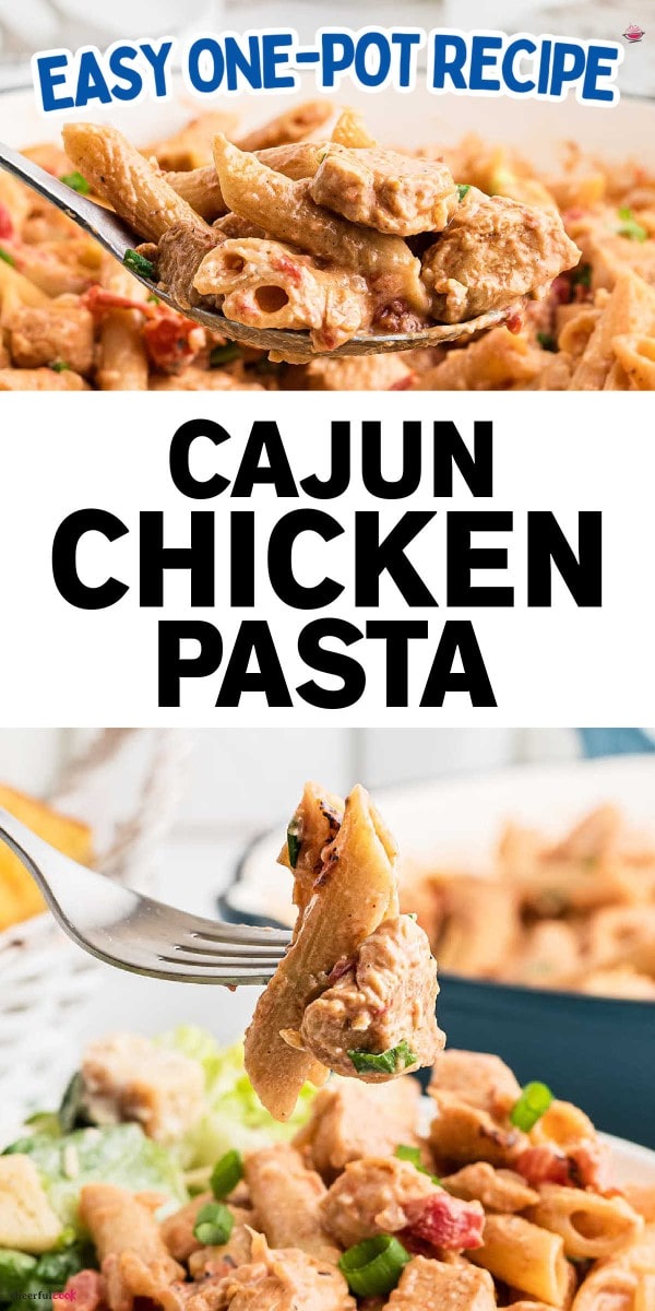 The best Cajun Chicken Pasta recipe.