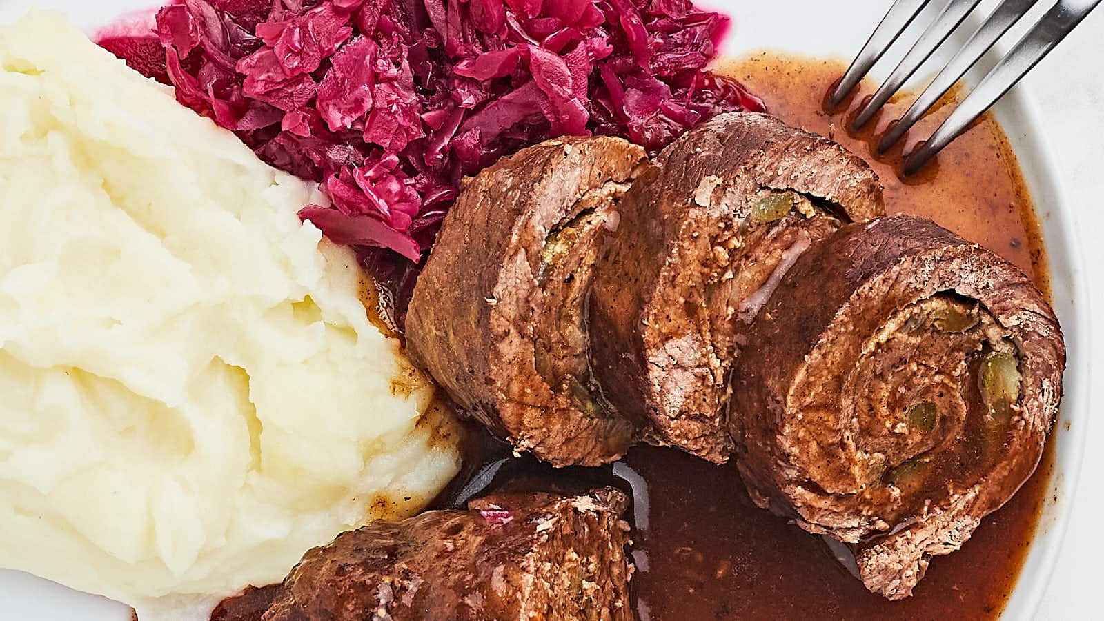 German Beef Rouladen recipe by Cheerful Cook.