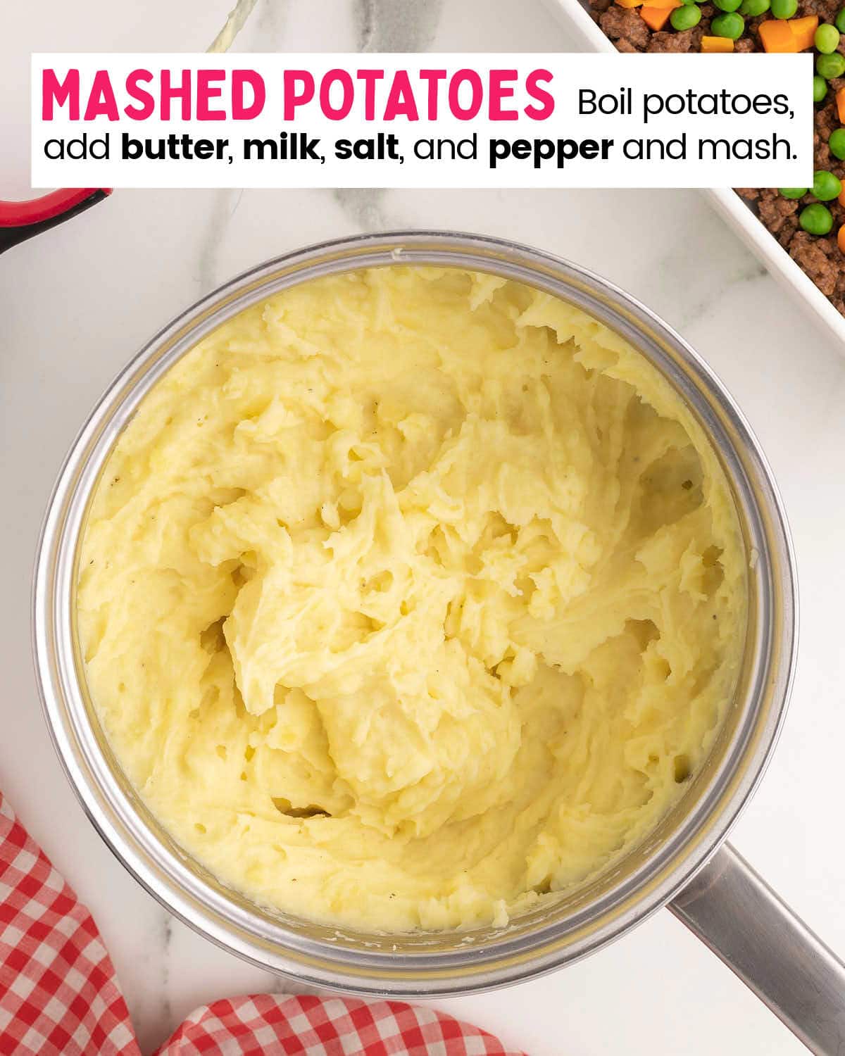 Process Step: Make mashed potatoes.