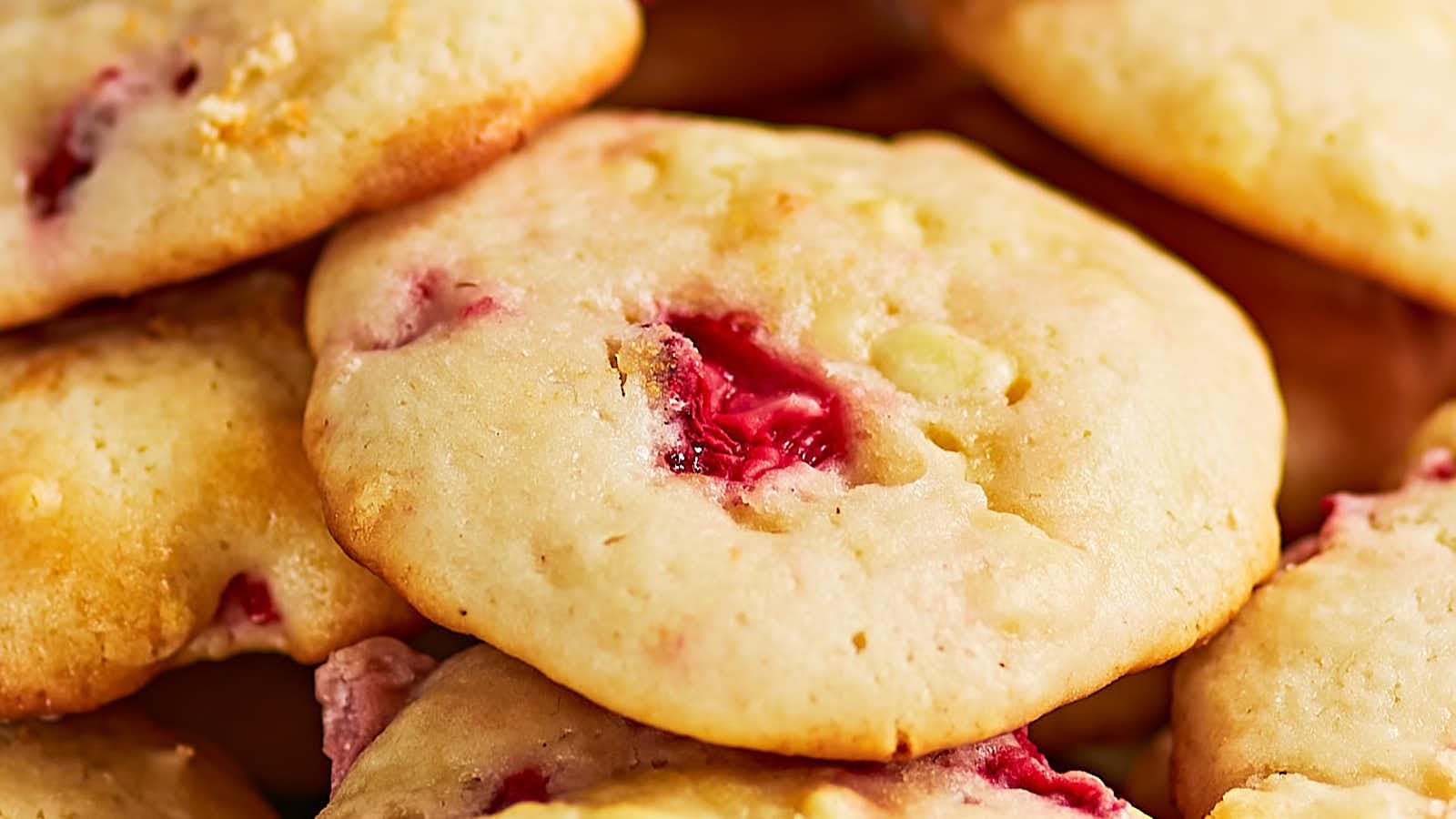 Strawberry Cheesecake Cookies recipe by Cheerful Cook.
