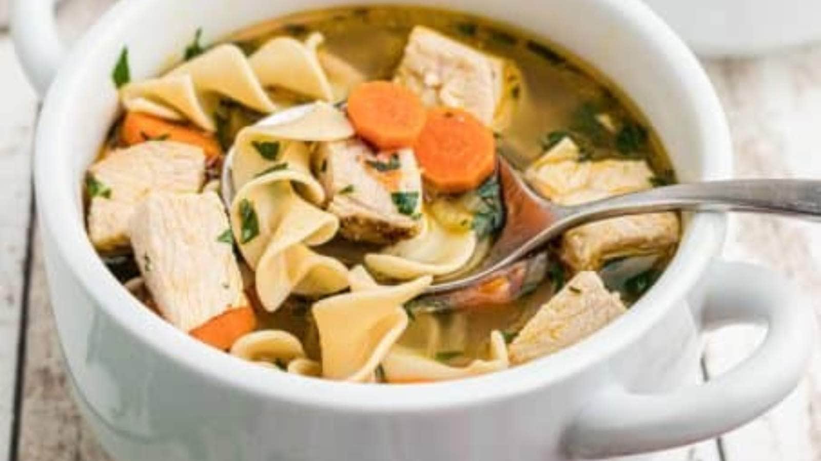 Homemade Turkey Soup recipe by 365 Days Of Baking And More.