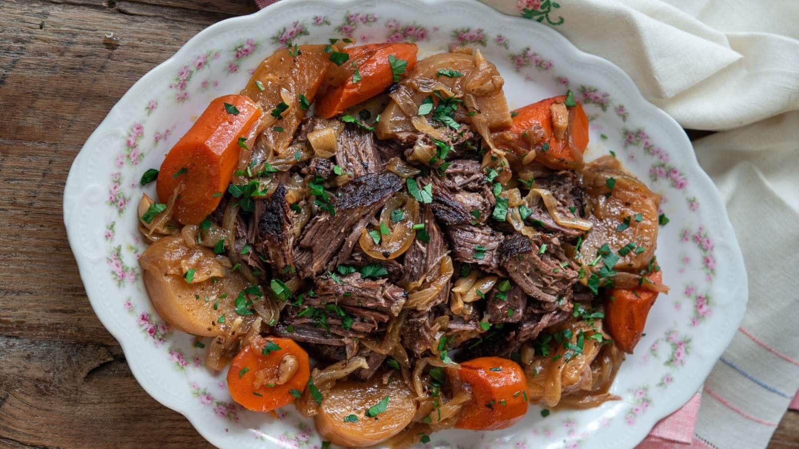 Spiced Beef Pot Roast recipe by Beyond Kimchee.