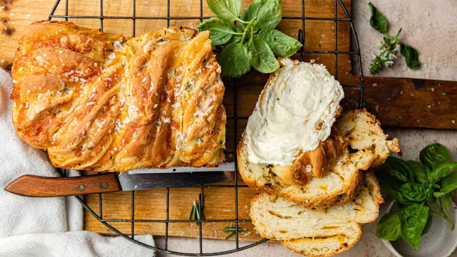 Cheese Babka recipe by Britney Breaks Bread.