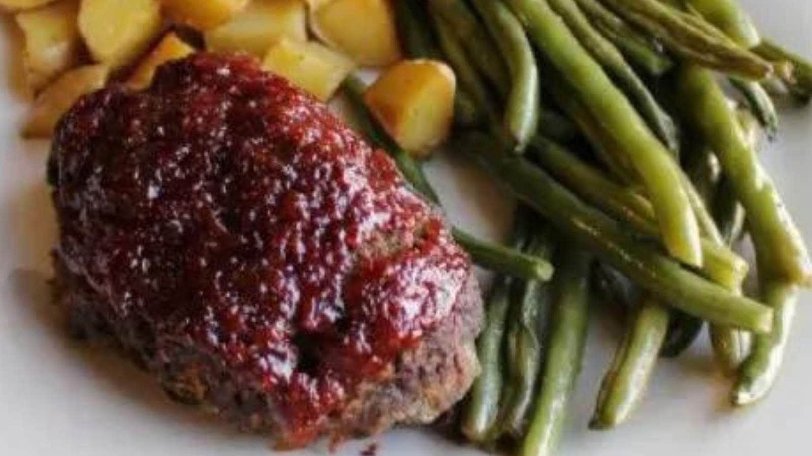 Mini Meatloaf Sheet Pan Meal reccipe by Cooking With Carlee.