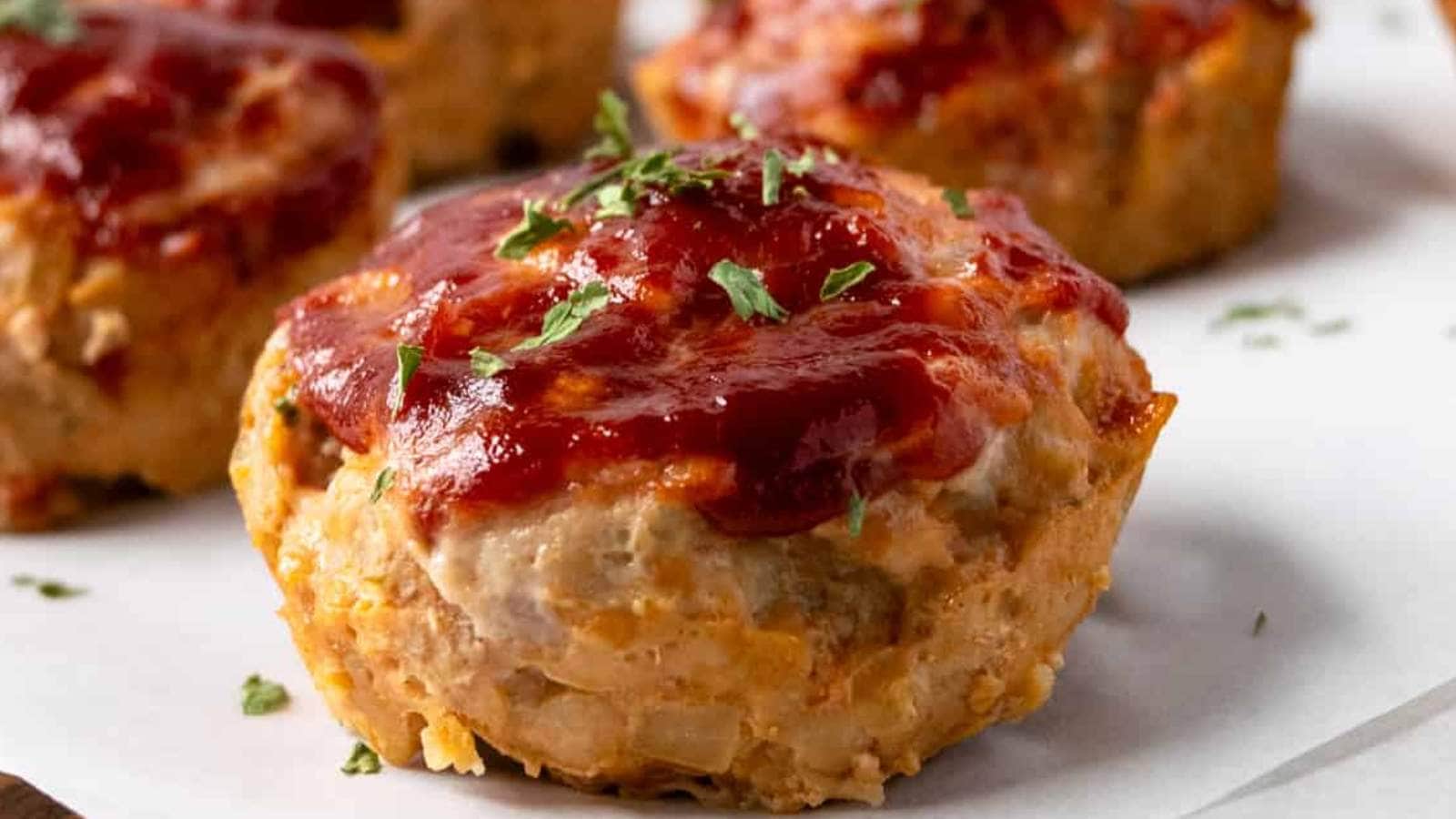 Turkey Meatloaf Muffins recipe by Fresh Apron.