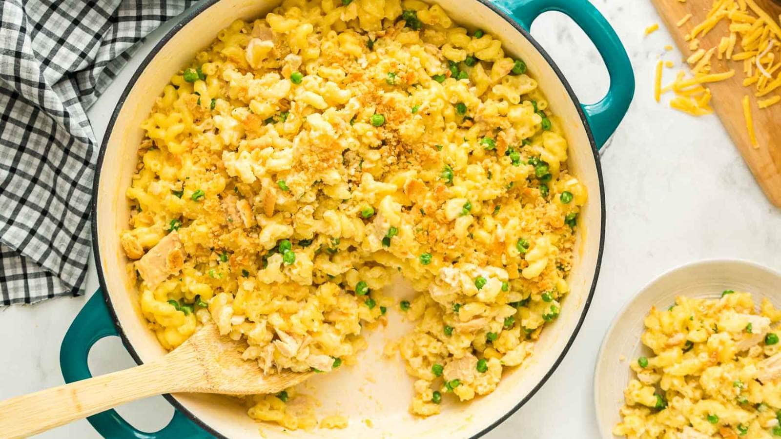 Tuna Mac and Cheese recipe by Get On My Plate.