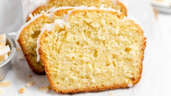 Moist Coconut Bread recipe by House Of Nash Eats.