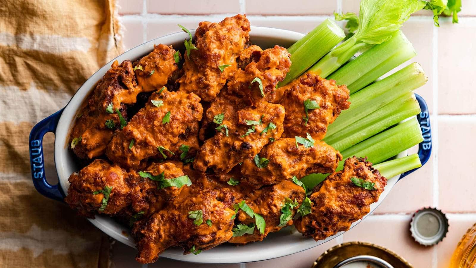 Butter Chicken Wings recipe by Masala And Chai.