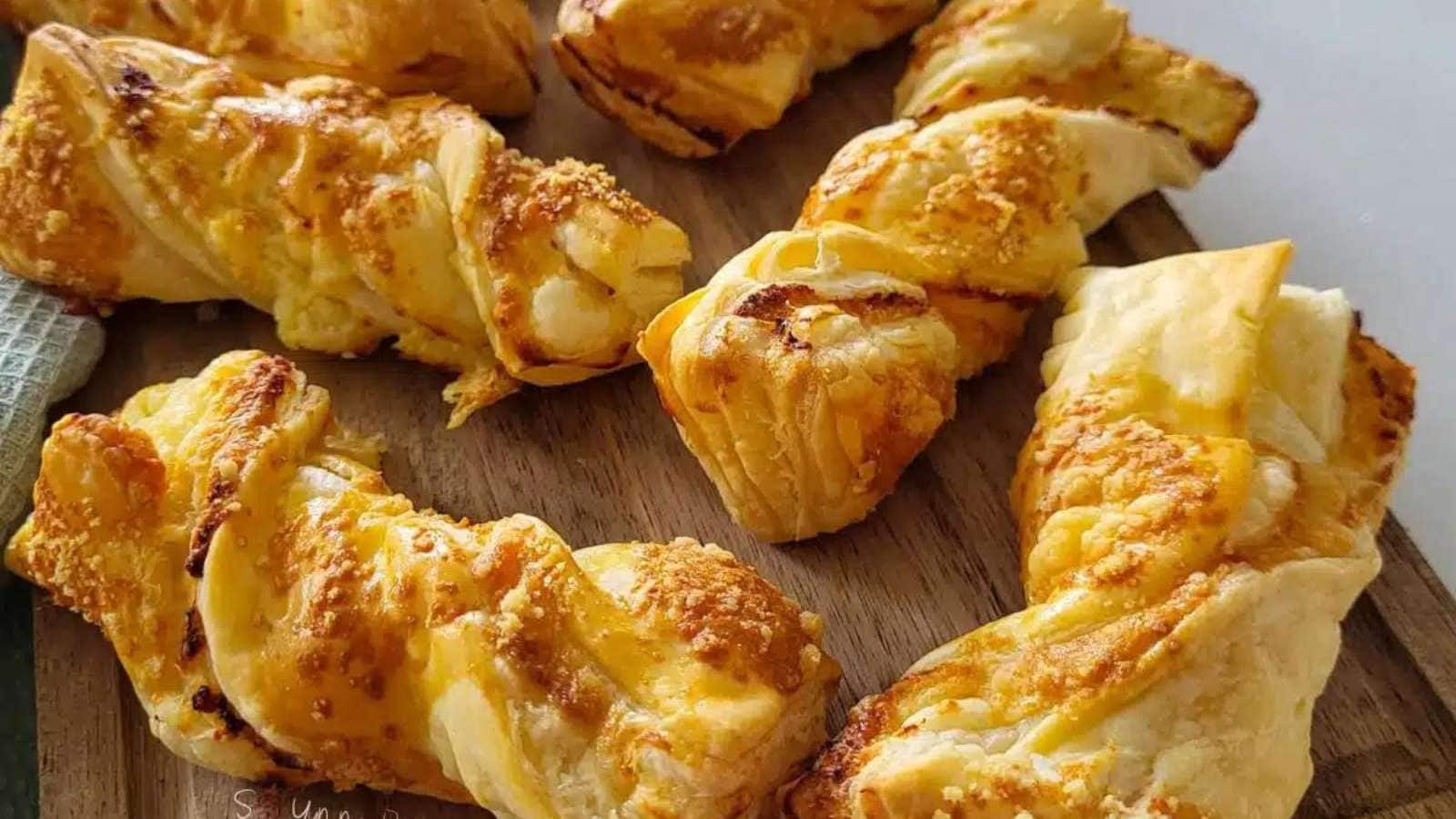 Puff Pastry Cheese Straws recipe by So Yummy Recipes.