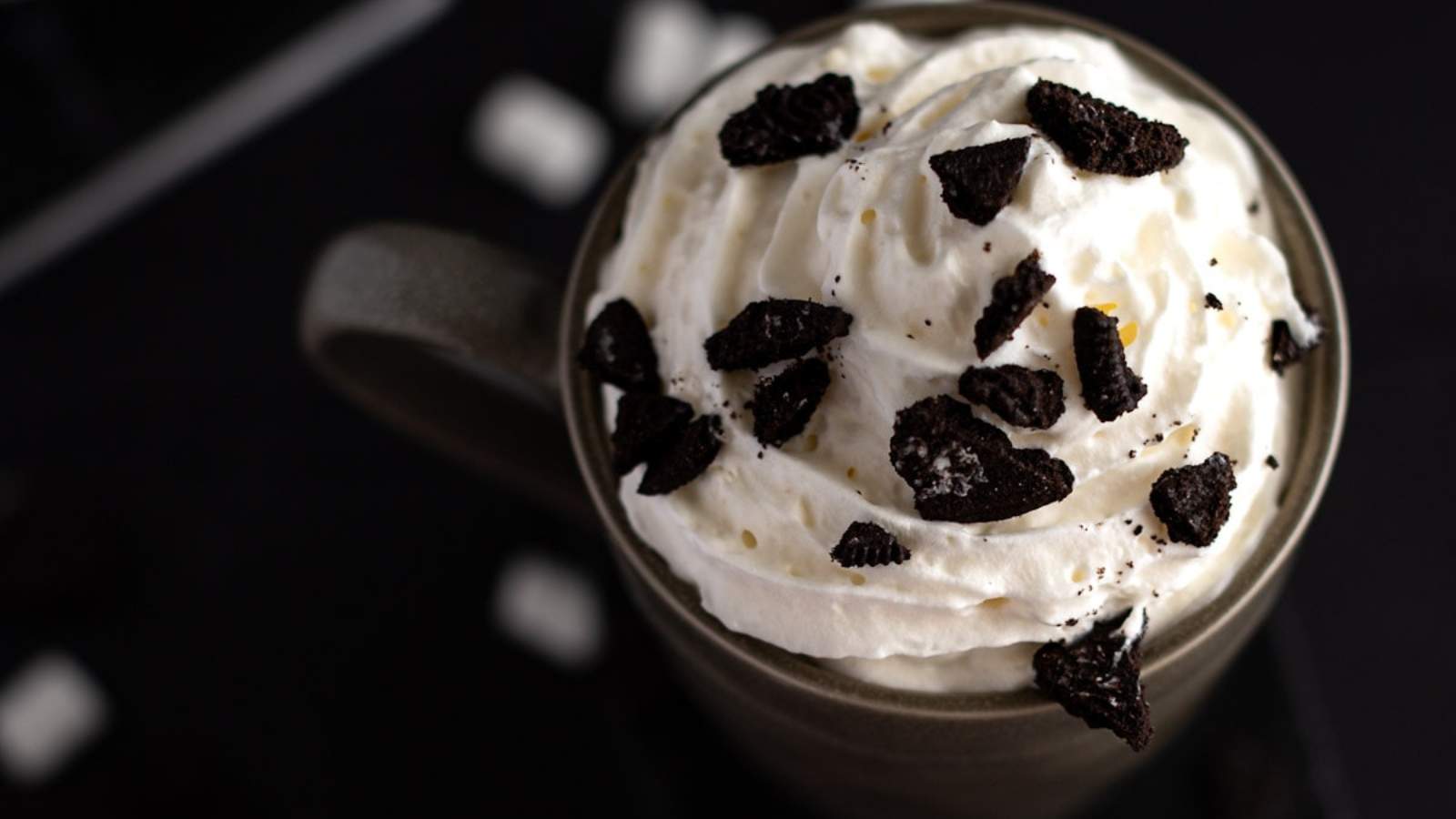 Oreo Hot Chocolate recipe by The Littlest Crum.