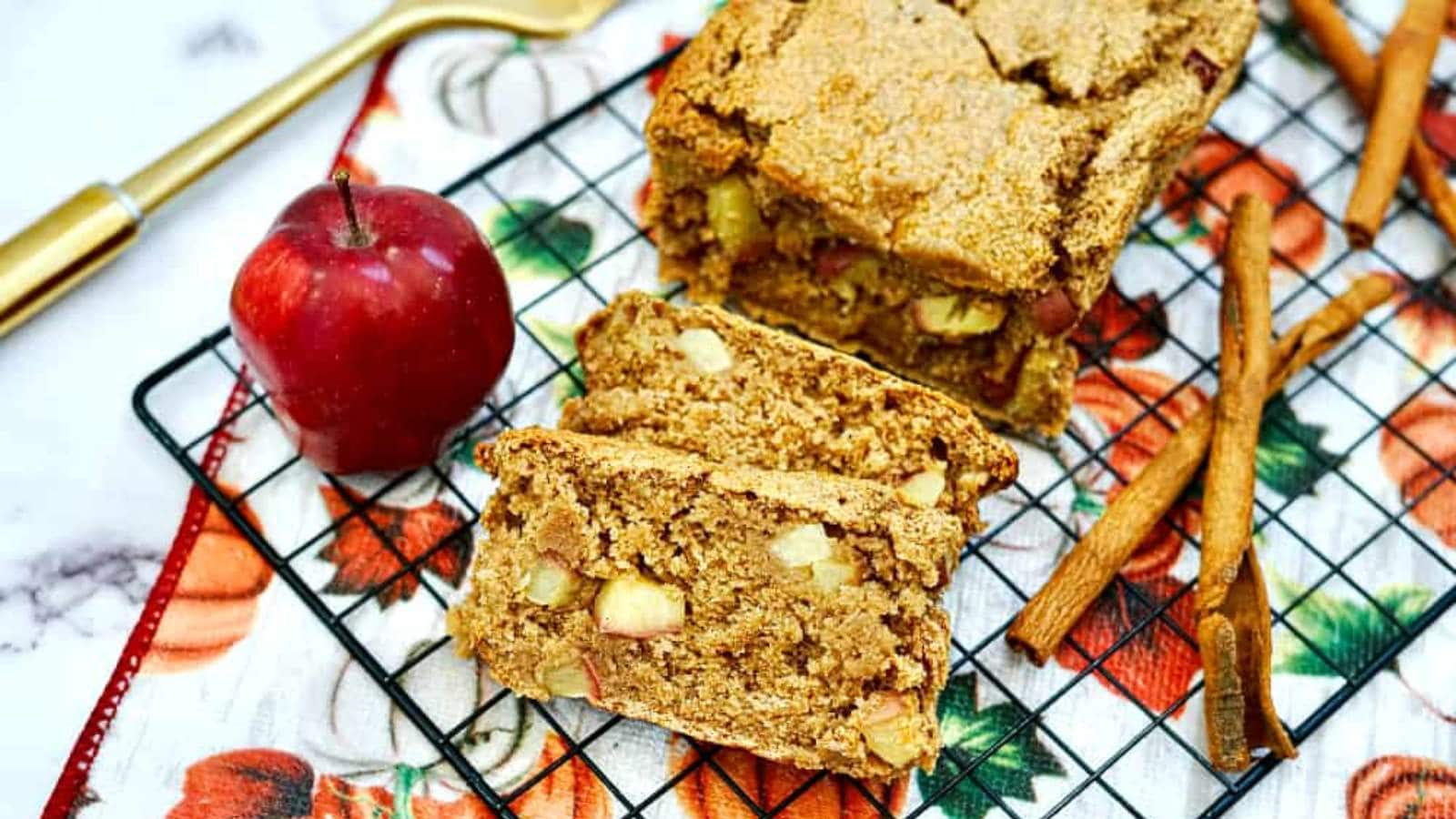 Apple Spice Bread recipe by Two Kids And A Coupon.
