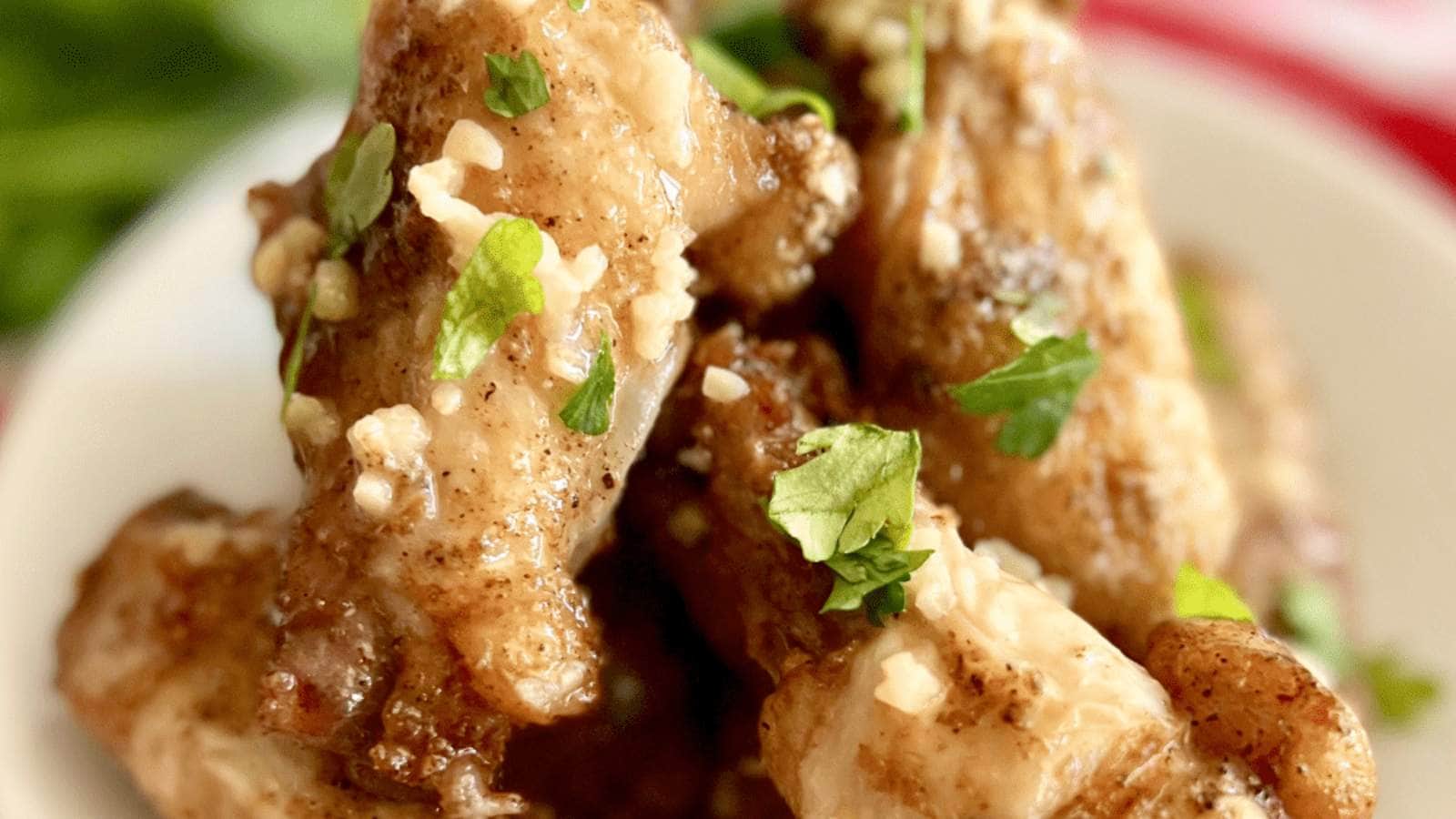 Garlic Butter Wings recipe by The Short Order Cook.