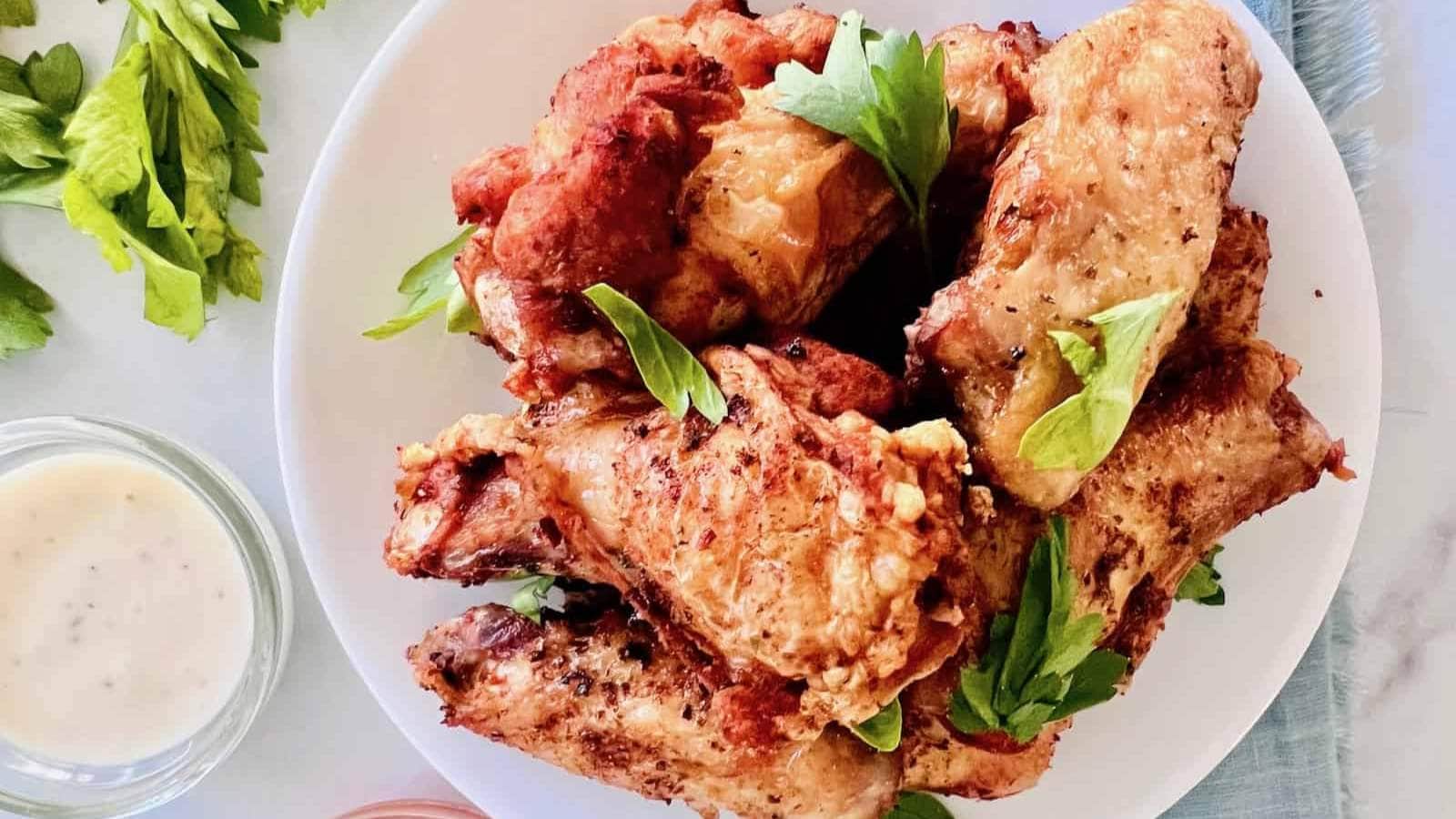 Naked Chicken Wings recipe by The Sort Order Cook.