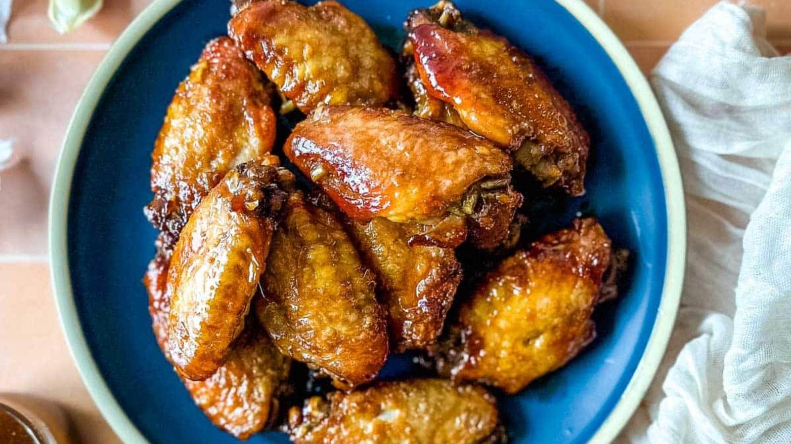 Soy Garlic Chicken Wings recipe by Two Cloves Kitchen.