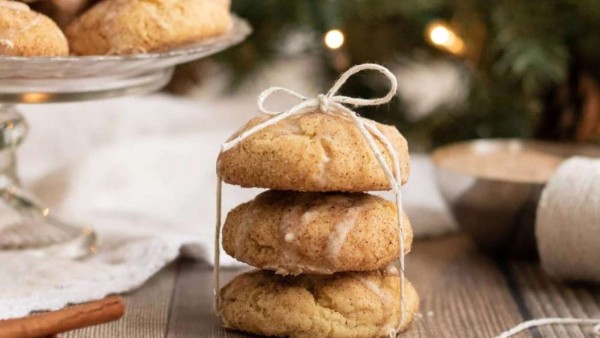 Eggnog Cookies recipe by Whole New Mom.