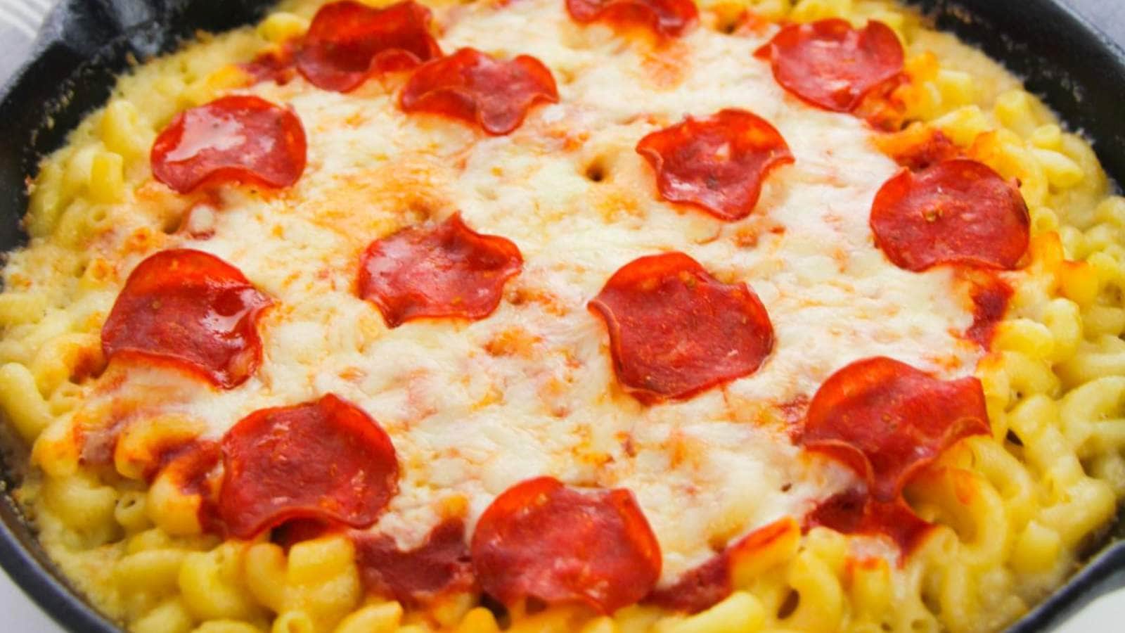 Pizza Mac and Cheese recipe by Wonder Mom Wanna Be.