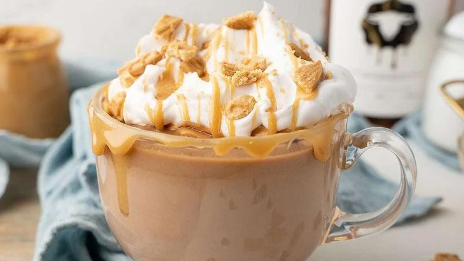 Salted Peanut Butter Hot Chocolate recipe by XoxoBella.