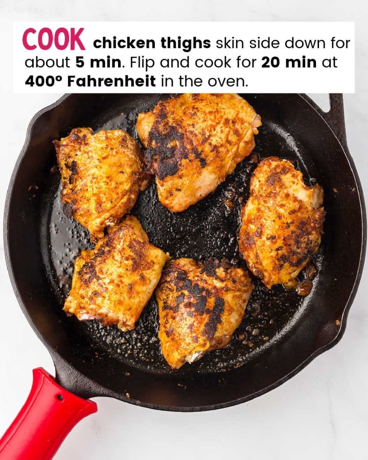 Creamy Cast Iron Chicken Thighs