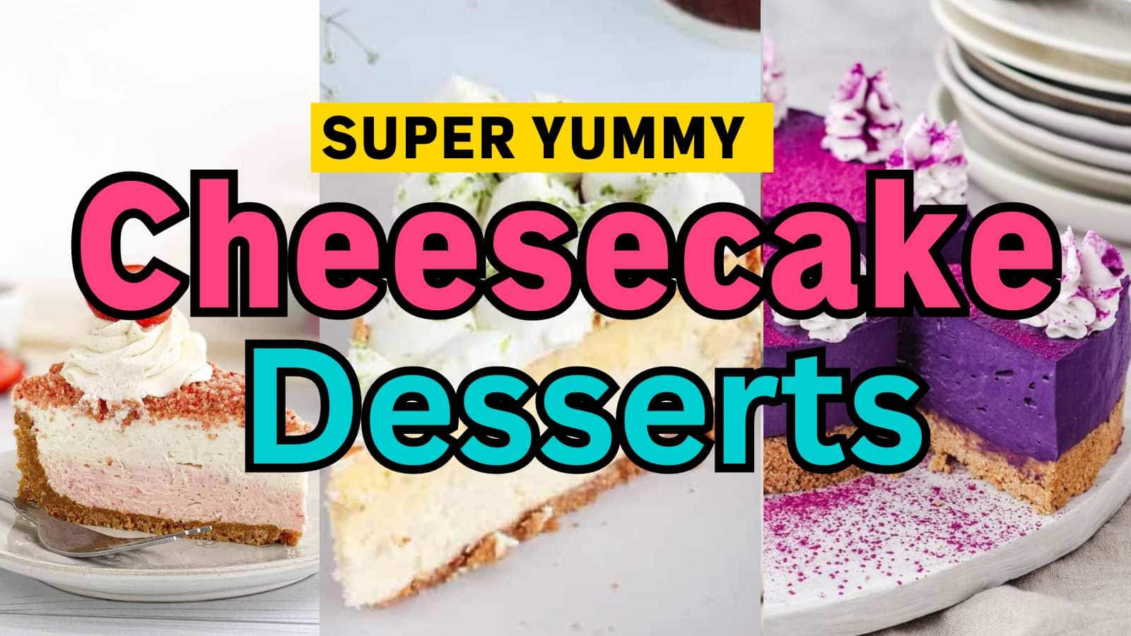 Collection of outrageously delicious Cheesecake Recipes.