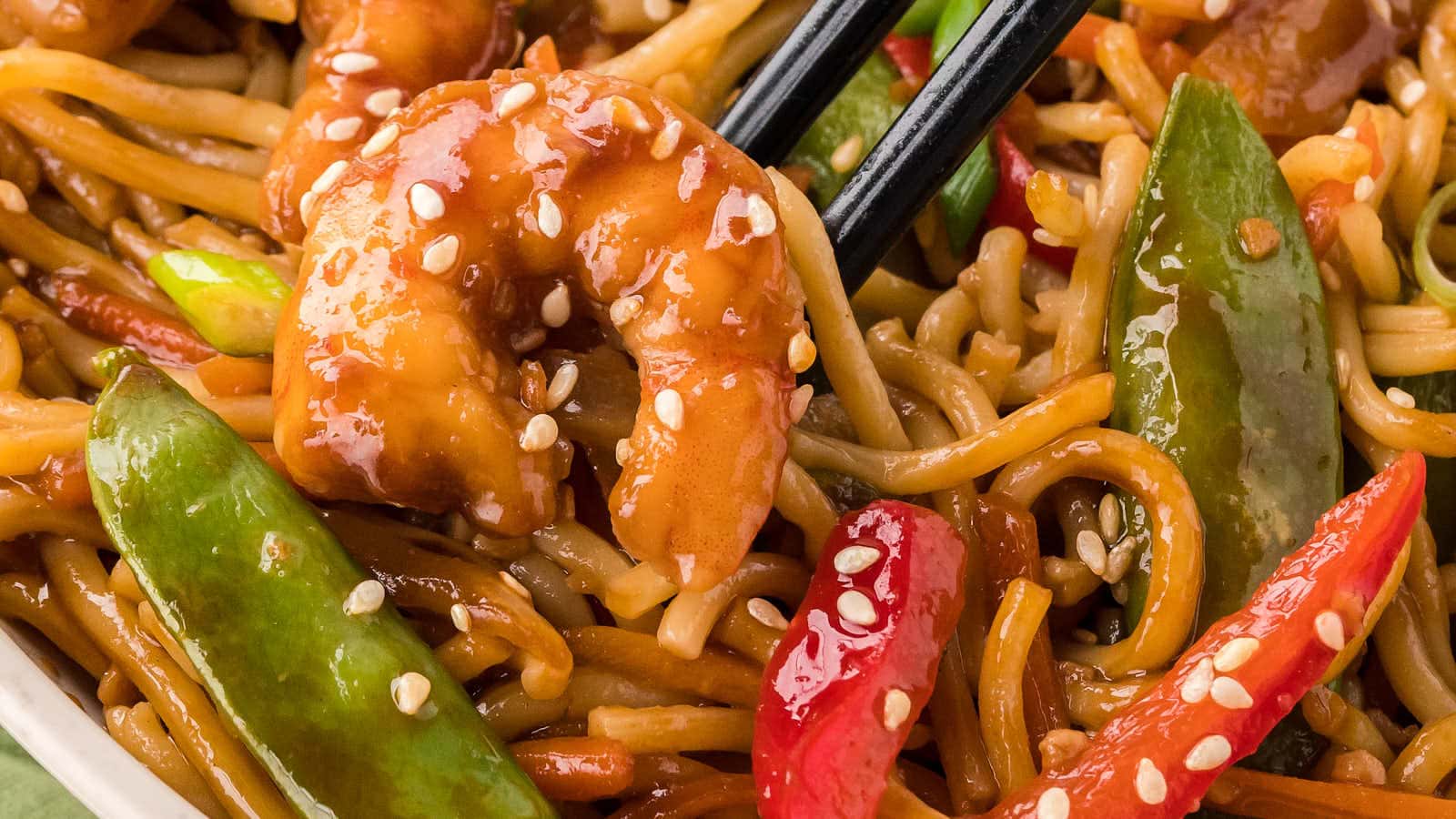 Shrimp Lo Mein recipe by Cheerful Cook.
