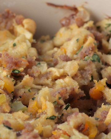 Stuffing recipe by Cheerful Cook.