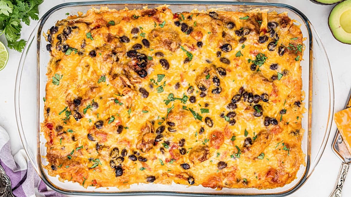 Easy Mexican Chicken Casserole.