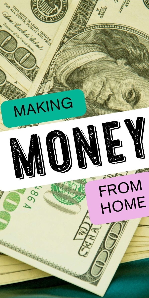 Making money from home.